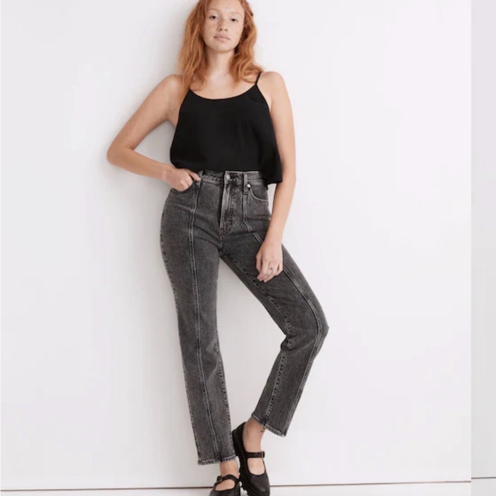 Madewell The Perfect Vintage Straight Jean in Meaford Wash: Seamed Edition - Picture 2 of 10